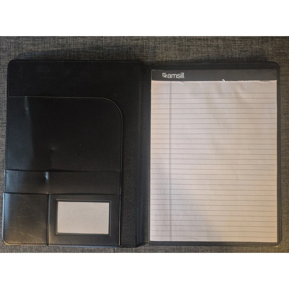 BYU Faux leather Portfolio 